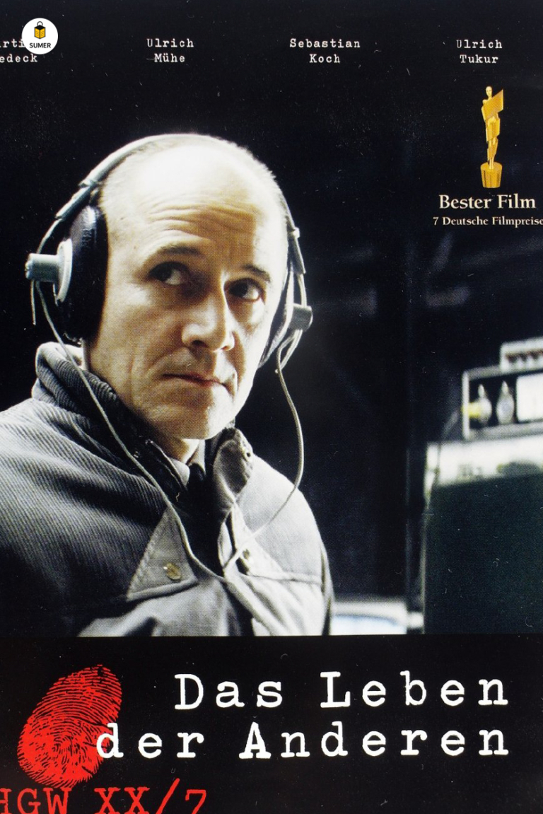 پوستر فیلم آلمانی "زندگی دیگران" (Das Leben der Anderen)، یک فیلم پیشنهادی برای زبان آموزان سطح پیشرفته (C1)